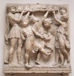 Angeli trombettieri, rilievo dalla Cantoria, c.1432-38